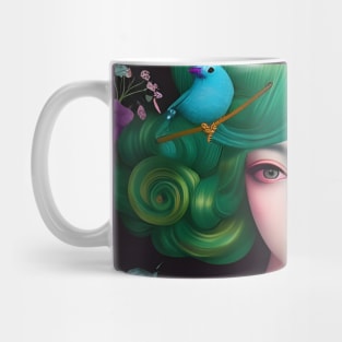 Little Blue Bird Mug